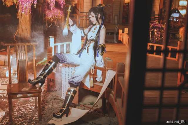 王者荣耀 上官婉儿cos Coser微博-Unki_夏儿