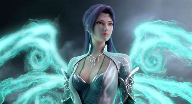 动漫《斗破苍穹》中云韵和雅妃两大女神