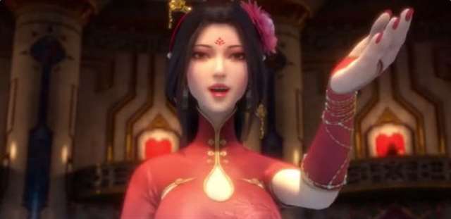 动漫《斗破苍穹》中云韵和雅妃两大女神