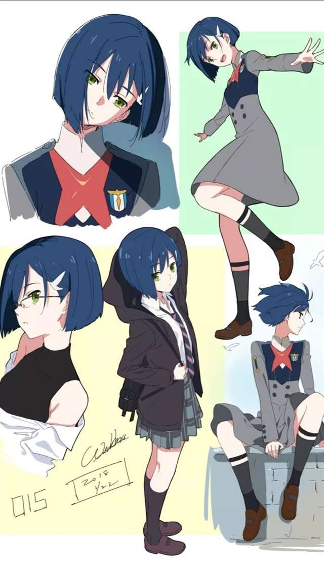 动漫头像 | 情头 | 亲爱的弗兰克斯 | DARING in the FRANXX | 国家队 | 02