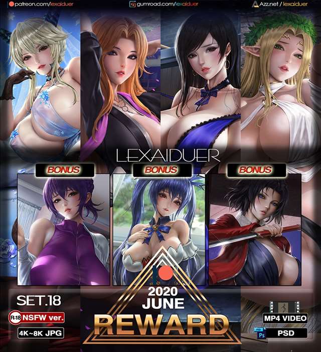 lexaiduer画师最新插画合集