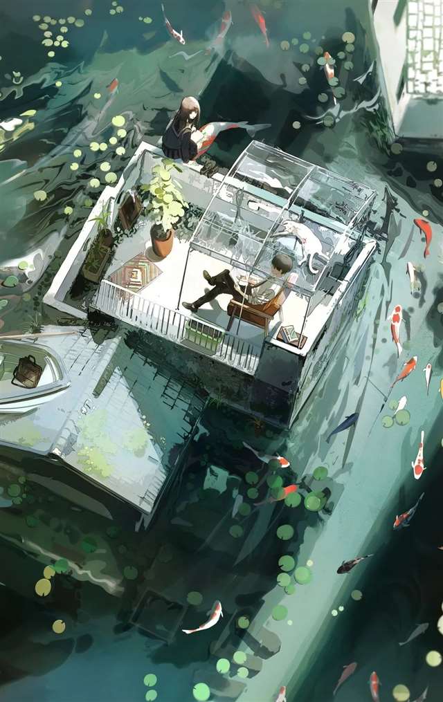 日本插画师hamukukka作品 画风清美