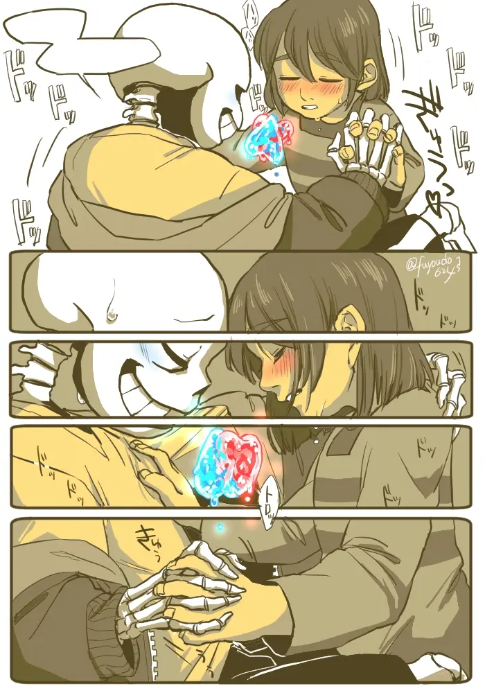 undertale人类组chara×frisk舔灵魂
