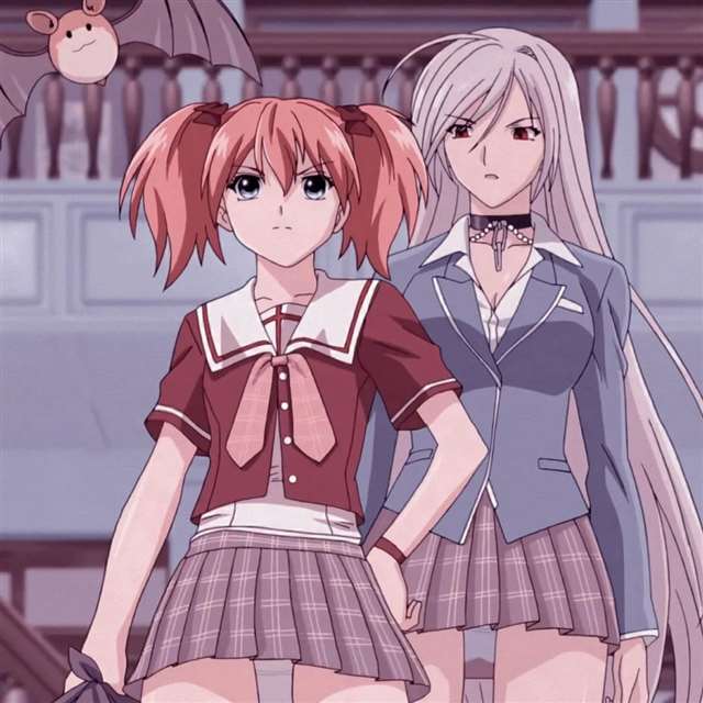 《十字架与吸血鬼》赤夜萌香,动漫头像壁纸