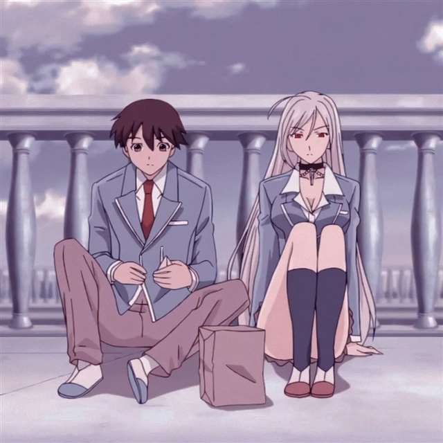 《十字架与吸血鬼》赤夜萌香,动漫头像壁纸