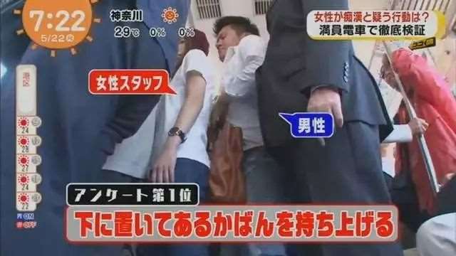 日本10位女性判定三种处于灰色地带的行为