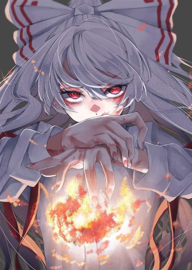 「P站美图」《东方Project》藤原妹红