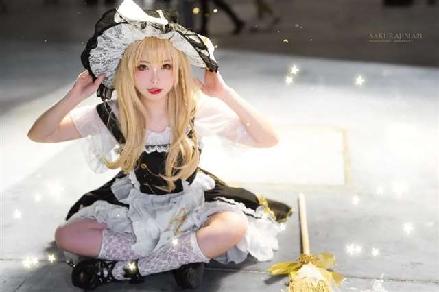 《东方Project》雾雨魔理沙cosplay作品欣赏Coser微博-樱岛嗷一