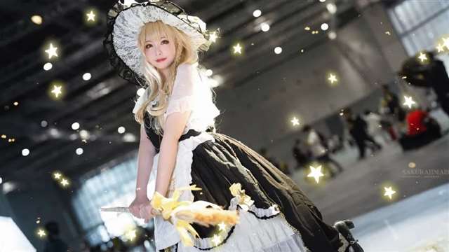 《东方Project》雾雨魔理沙cosplay作品欣赏Coser微博-樱岛嗷一