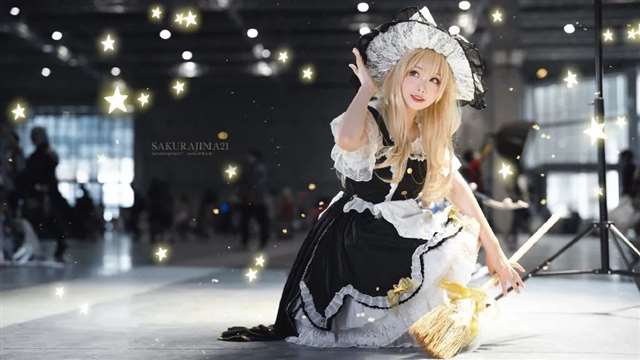 《东方Project》雾雨魔理沙cosplay作品欣赏Coser微博-樱岛嗷一