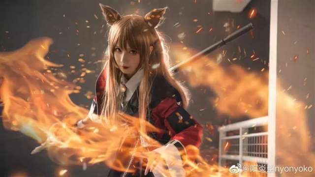 明日方舟 天火,兽耳天火小姐姐Cos