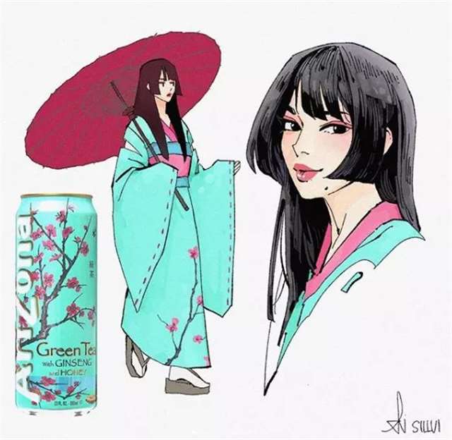 饮料拟人化!有你常喝的饮料吗？