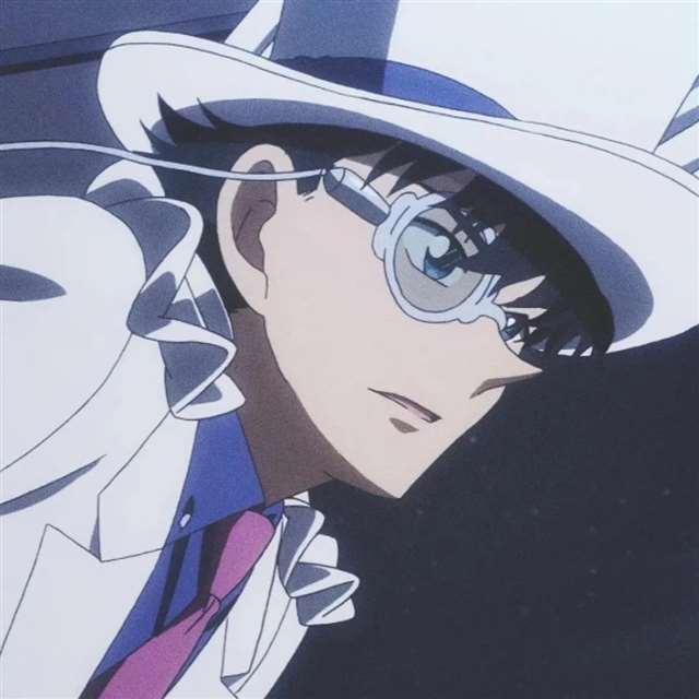 怪盗基德&中森青子动漫头像