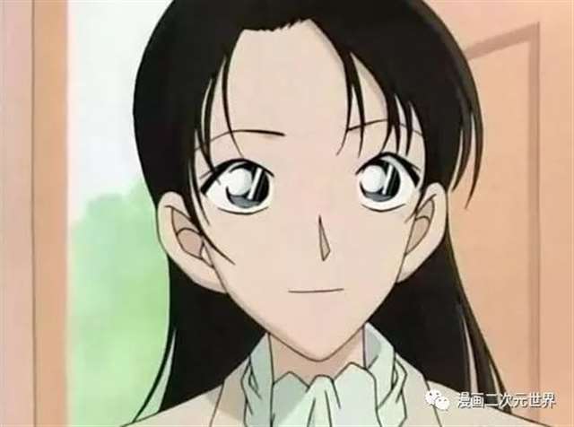 柯南:十大美女排名,工藤有希子 第一