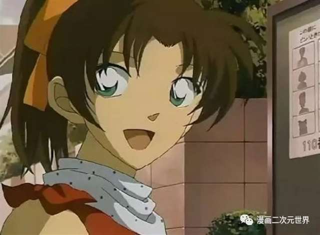 柯南:十大美女排名,工藤有希子 第一