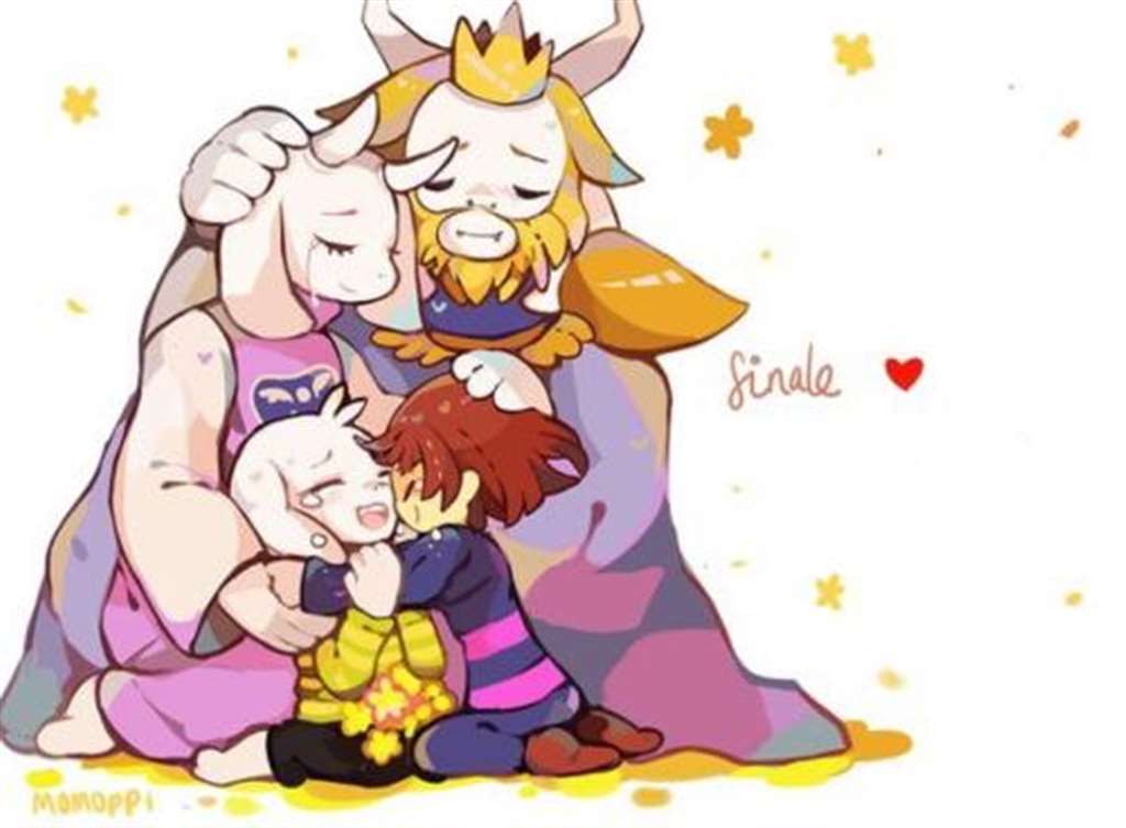 羊爸 羊妈 小羊 frisk