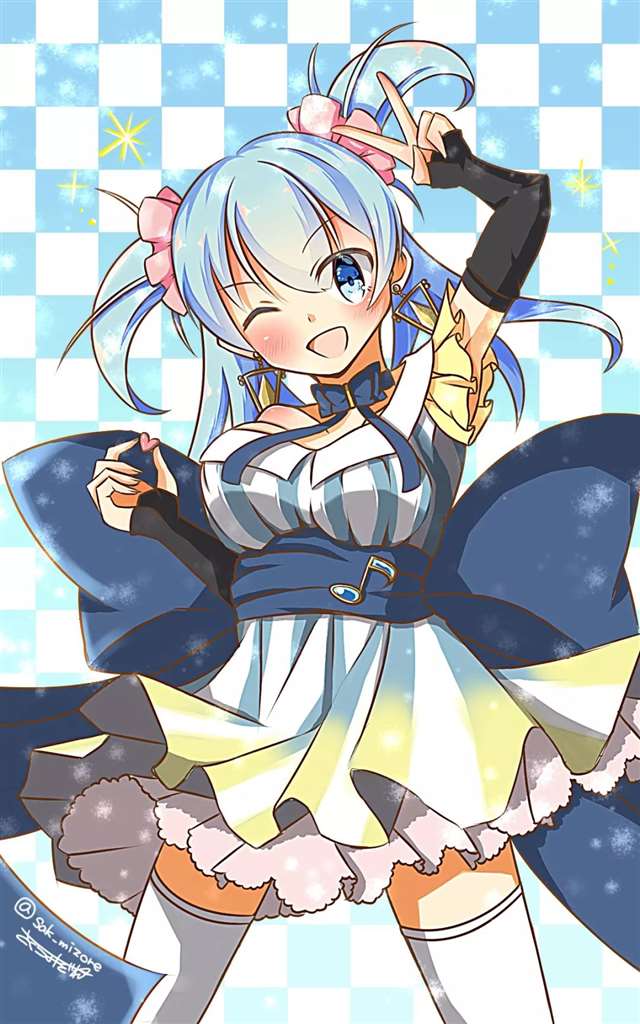 动漫人物壁纸 ·水波玲奈(魔法纪录 魔法少女小圆外传)