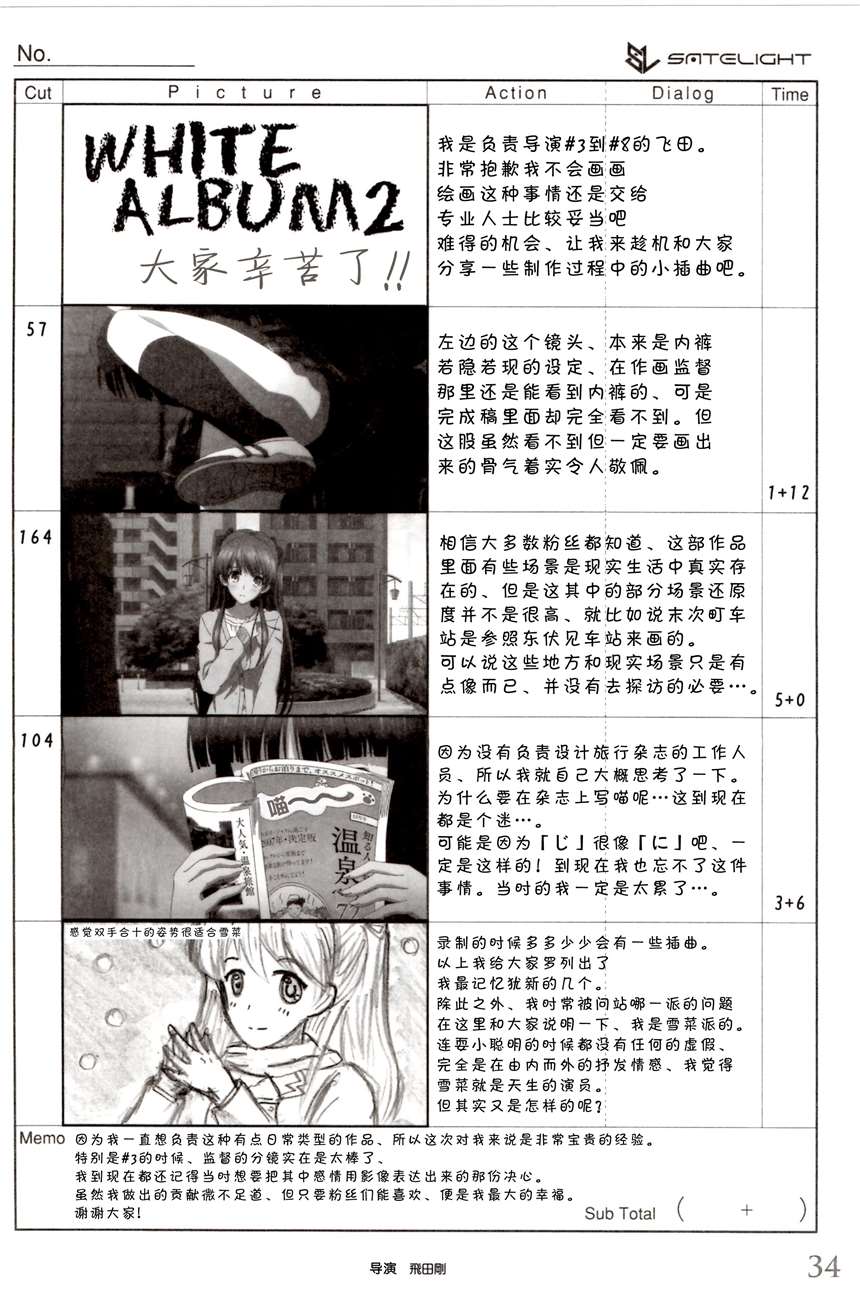 【c86】「white album 2 大家辛苦了」汉化版