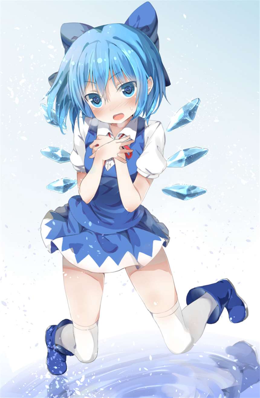 anime,cirno,touhou project,anime tenchou x touhou