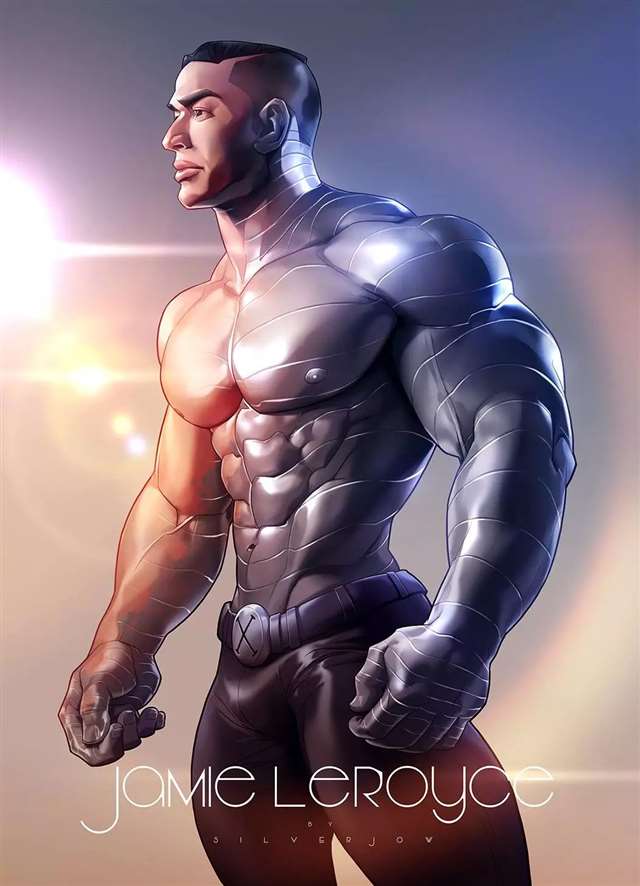 漫画师&nbsp;@ Silverjow&nbsp;创作的肌肉漫画超赞劲爆的肌肉男漫画壁纸