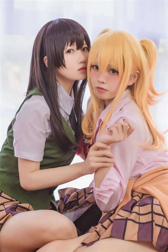 动漫CosPlay二次元百合图