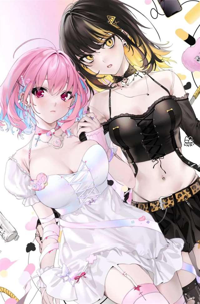 【插画壁纸】裙裙配饰都超可爱！