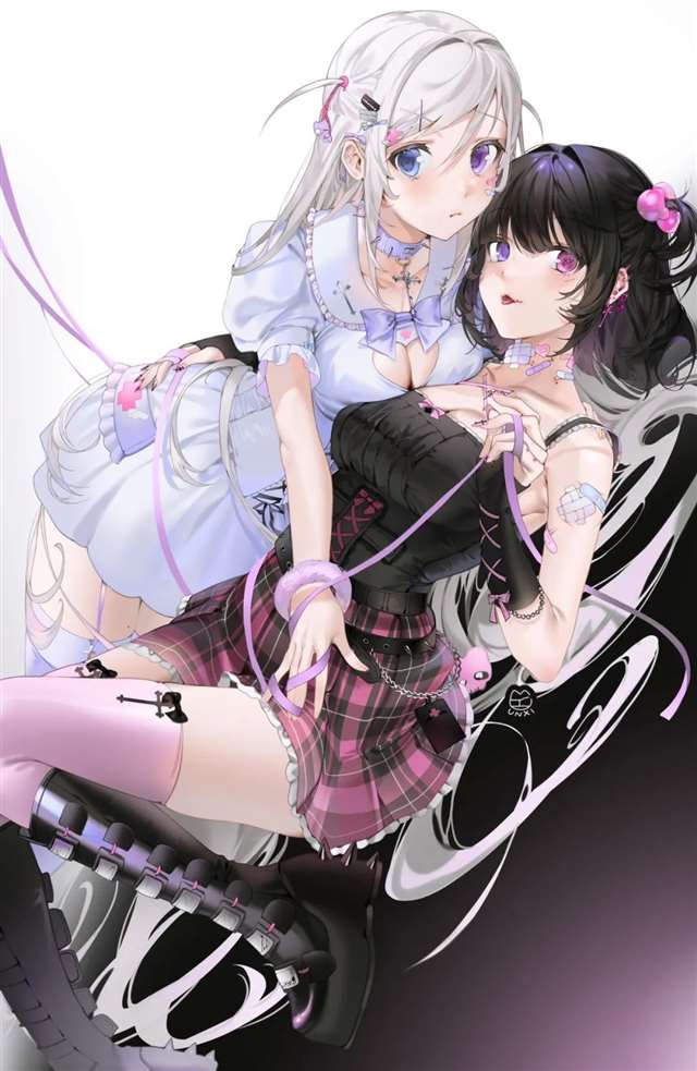【插画壁纸】裙裙配饰都超可爱！