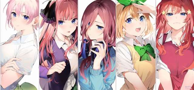 害羞的三玖简直融化你的心~│中野三玖│五等分的新娘P站精选