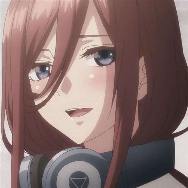 《五等分的新娘》中野三玖动漫头像壁纸自剪无水印