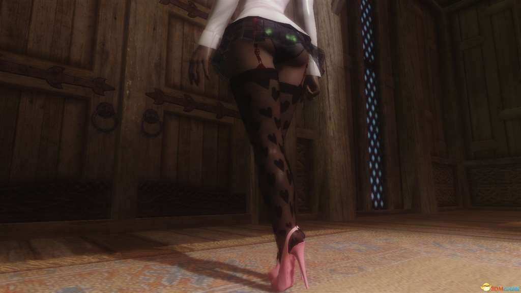 上古卷轴5 服装mod 制服迷你短裙诱惑 包括多种丝袜