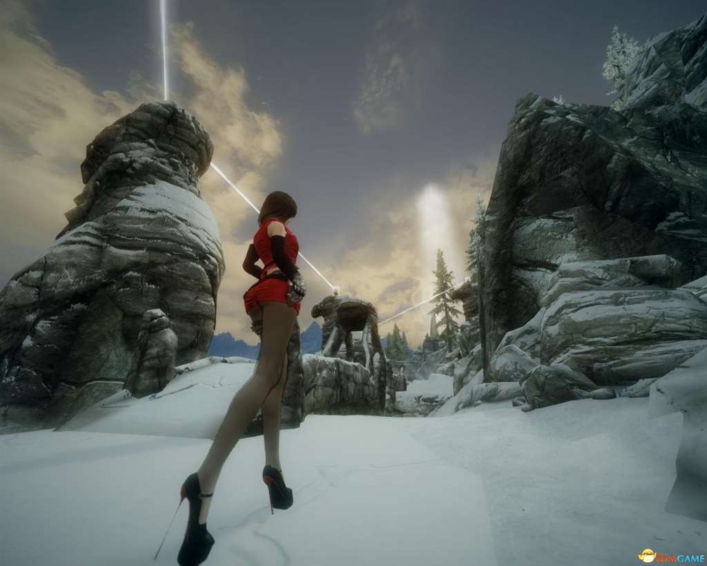 上古卷轴5 黑丝mod更新 长腿高跟黑丝女王风妹纸