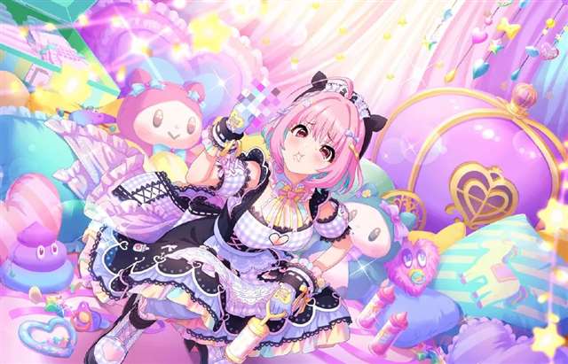 《偶像大师 灰姑娘女孩》中的（炎上系）偶像梦见璃亚梦的生日壁纸