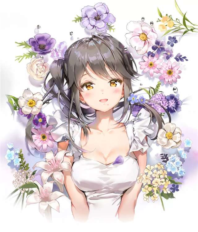 以眼镜与茶袋子为主题绘制人物,韩国画师Anmi的插画作品