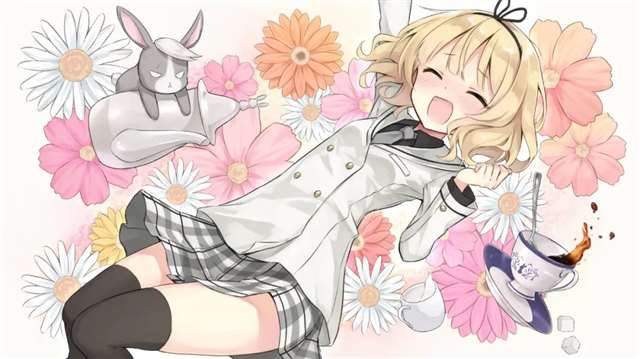 《请问您今天要来点兔子吗？》桐间纱路生日壁纸