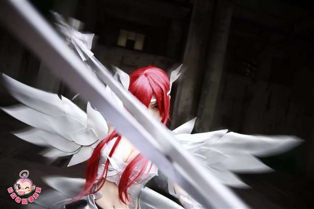 《妖精的尾巴》艾露莎COS CN：粉猴-二重线ll子桑