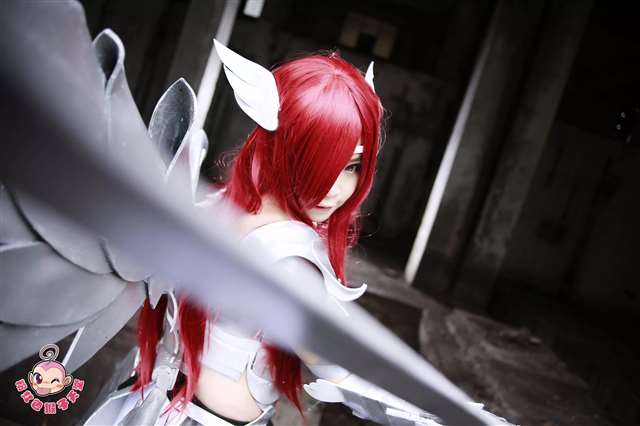 《妖精的尾巴》艾露莎COS CN：粉猴-二重线ll子桑