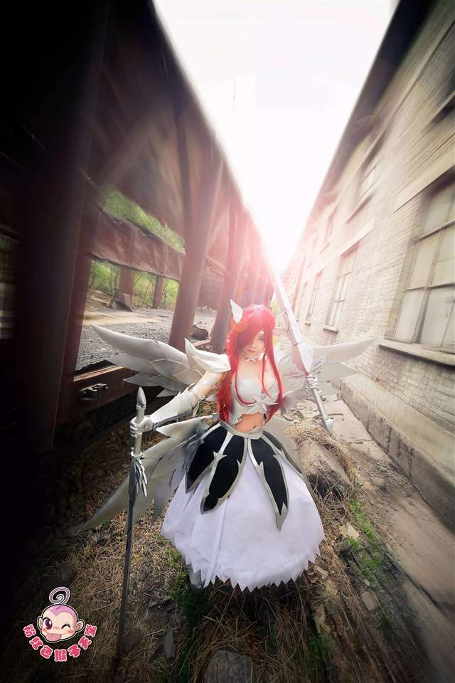《妖精的尾巴》艾露莎COS CN：粉猴-二重线ll子桑