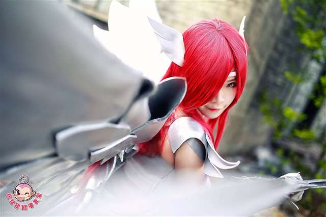 《妖精的尾巴》艾露莎COS CN：粉猴-二重线ll子桑
