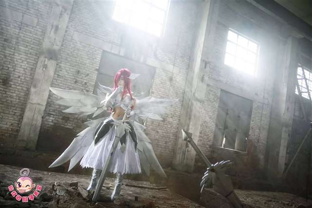 《妖精的尾巴》艾露莎COS CN：粉猴-二重线ll子桑