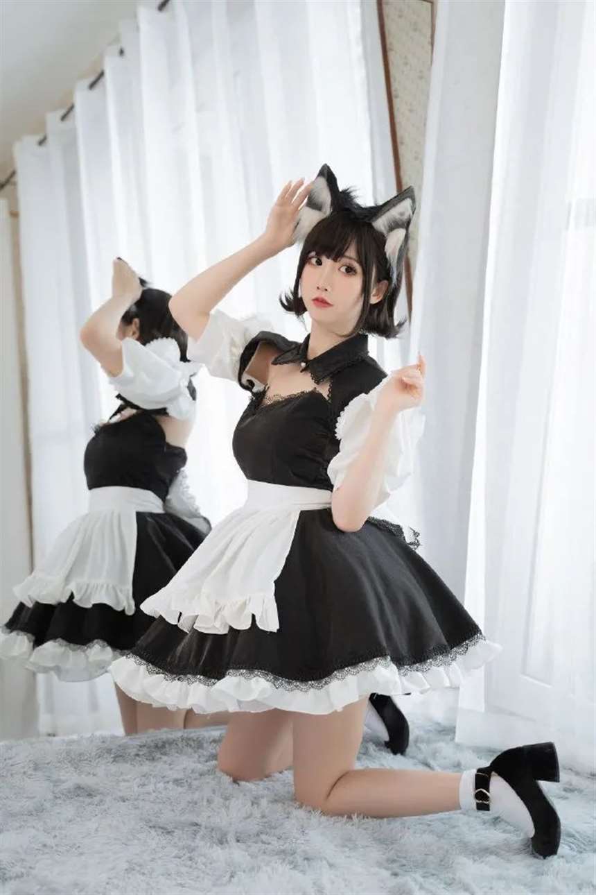 CosPlay二次元-猫耳的女仆-女仆