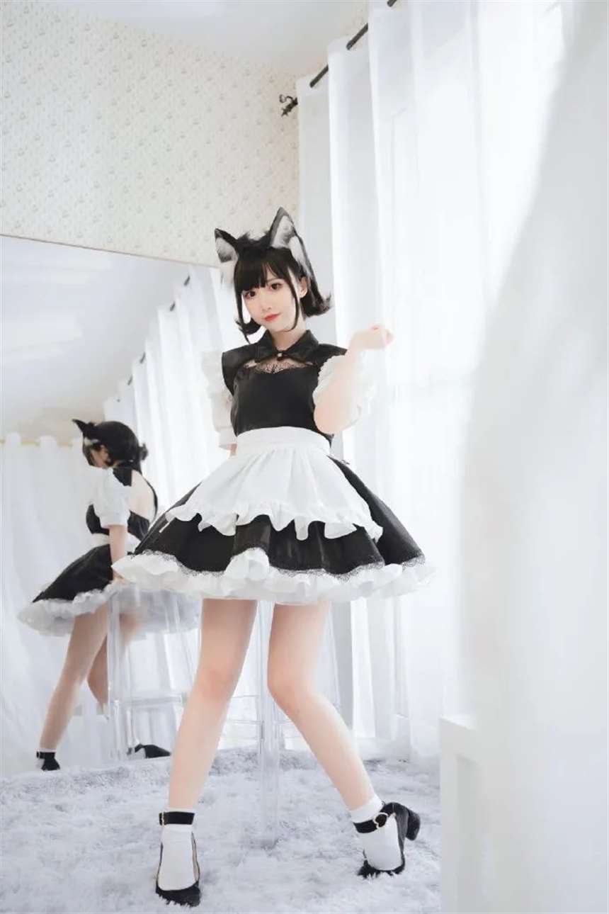 CosPlay二次元-猫耳的女仆-女仆