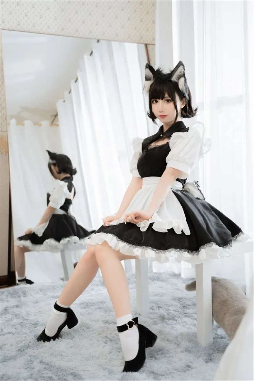 CosPlay二次元-猫耳的女仆-女仆