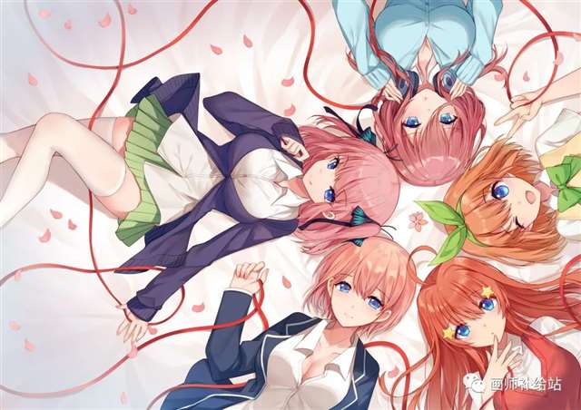 【美图推荐】中野一花、中野二乃、中野三玖、中野四叶、中野五月.《五等分的新娘》.