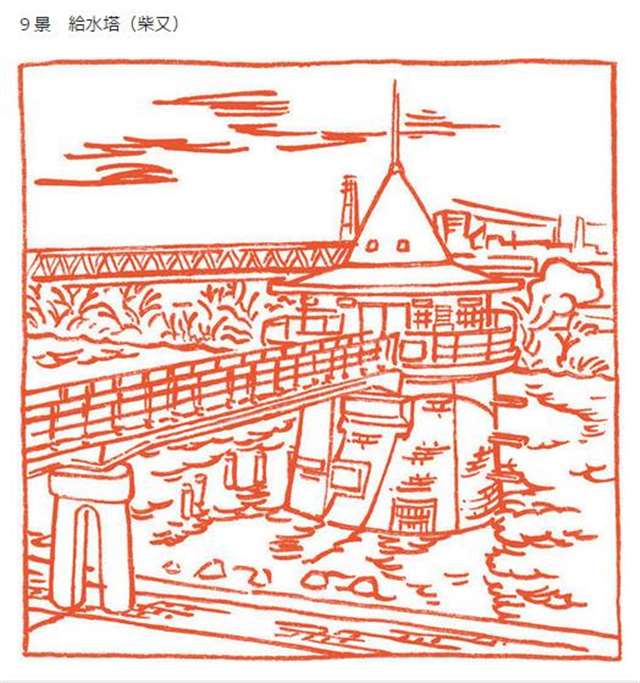 “つちもちしんじ”的插画师以东京街道为题材画了一系列插图