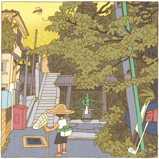 “つちもちしんじ”的插画师以东京街道为题材画了一系列插图