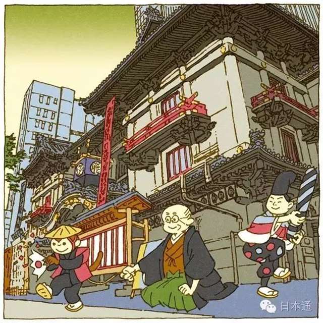 “つちもちしんじ”的插画师以东京街道为题材画了一系列插图