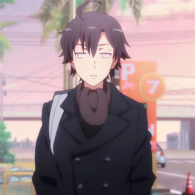 《我的青春恋爱物语果然有问题》由比滨结衣和比企谷八幡,情头