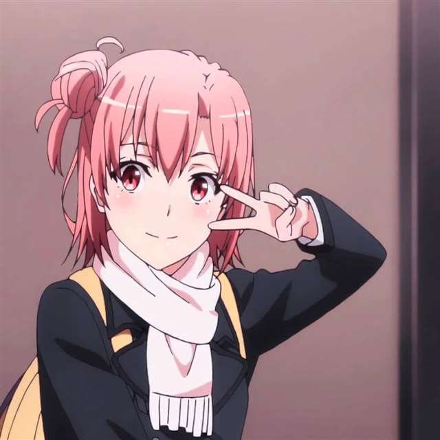 《我的青春恋爱物语果然有问题》由比滨结衣和比企谷八幡,情头