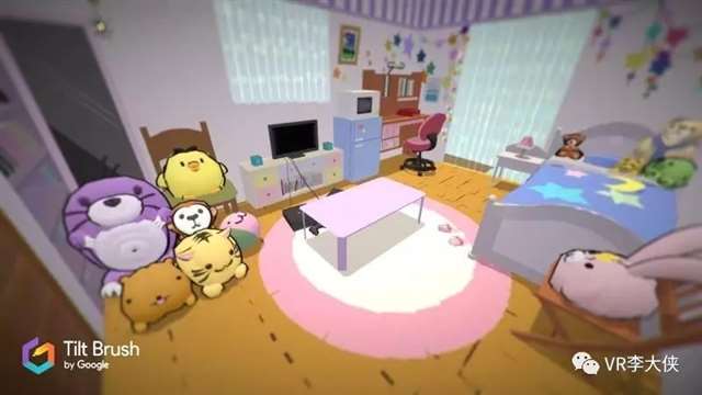 VR场景画《妹妹的房间》原画