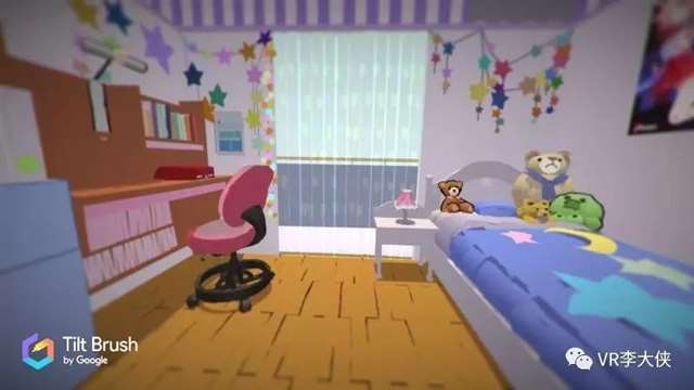 VR场景画《妹妹的房间》原画